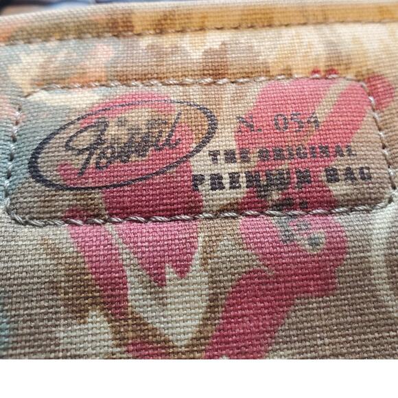 Vintage Fossil Premium Floral Print Canvas Leather No. 054 Purse Shoulder Bag - Picture 4 of 11